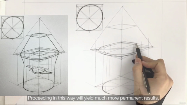 Industrial Product-Object Drawing Course with Perspective – Screenshot 4