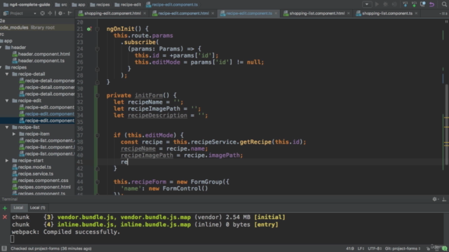 【한글자막】 Angular 완벽 가이드 : 기초 문법부터 TypeScript 기반 최신 문법까지 – Screenshot 2