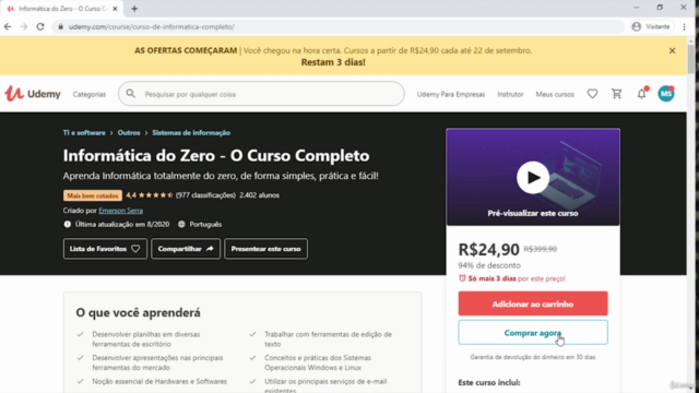 Formação em Informática e Pacote Office 2025 – Screenshot 4