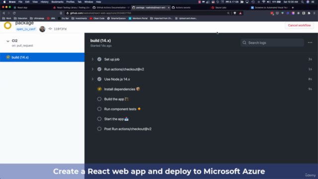 Deploy React App to Microsoft Azure – Screenshot 2