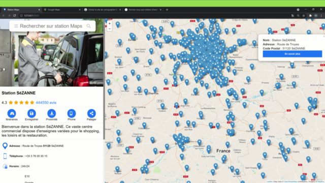 Clonez le site de cartographie Google Maps en JavaScript - Screenshot_02