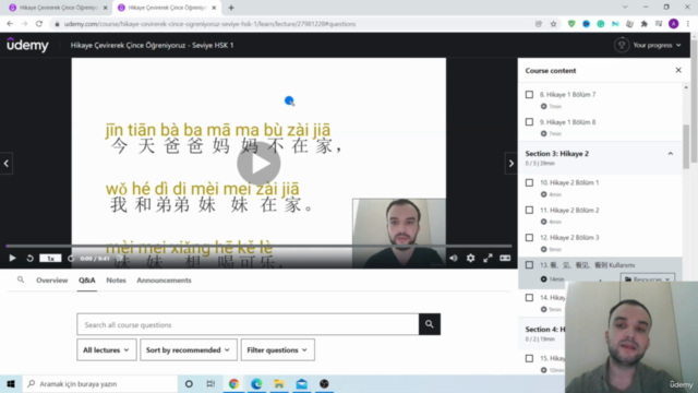 Hikaye Çevirerek Çince Öğreniyoruz - Seviye HSK 1 – Screenshot 4