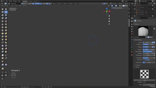 Curso de Escultura de Personagens 3D e Animação no Blender - Screenshot_01
