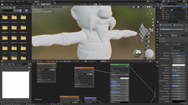 Curso de Escultura de Personagens 3D e Animação no Blender - Screenshot_02