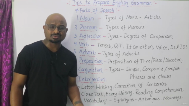 A Complete English Grammar Course For All English To Telugu – Screenshot 3