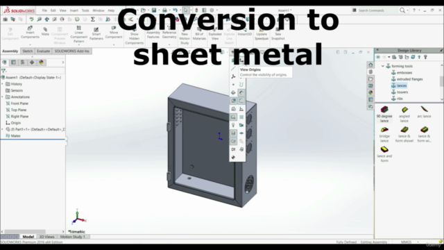 Master SHEET METAL in SOLIDWORKS And Become a Professional – Screenshot 3