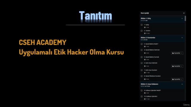 Uygulamalı Etik Hacker Olma Kursu – Screenshot 2