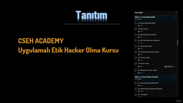 Uygulamalı Etik Hacker Olma Kursu – Screenshot 3