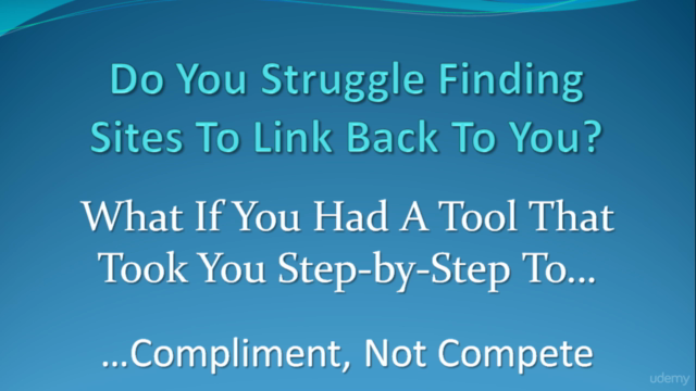 Link Building Success, Links That Compliment, Not Compete – Screenshot 1