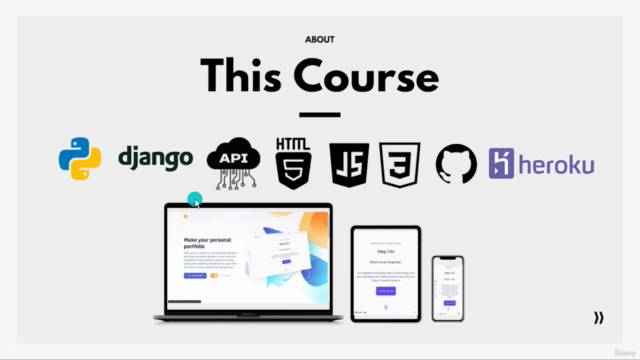 Build personal Portfolio Site using Python/Django -Beginners – Screenshot 2