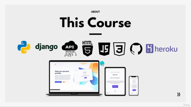 Build personal Portfolio Site using Python/Django -Beginners – Screenshot 3