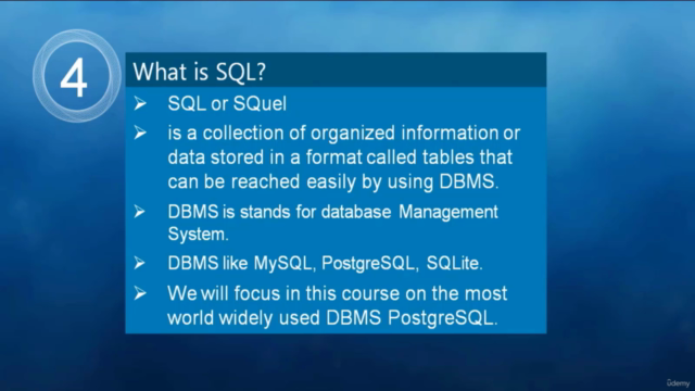SQL Bootcamp 2024: Master SQL & PostgreSQL - Hands-On Course – Screenshot 2