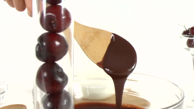 Plated Desserts Made Simple #2: Chocolate Cherry Mousse Bar – Screenshot 1