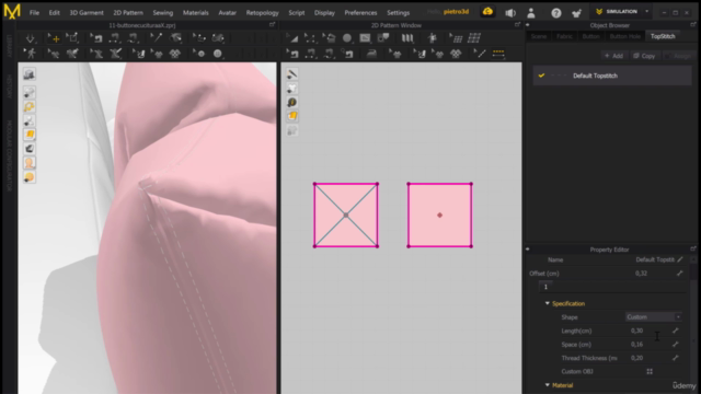 Crea un sofà in 3DSMax e Marvelous Designer 10 – Screenshot 4
