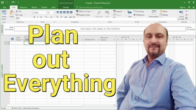 Microsoft Project : Learn Project Management with MS Project – Screenshot 1