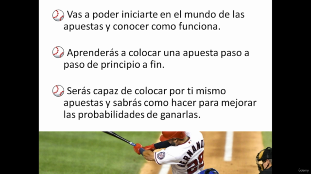 Curso Apuestas Deportivas Como Apostar En Deportes Baseball – Screenshot 1