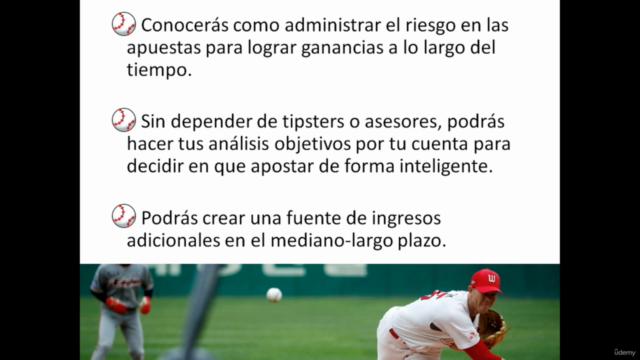 Curso Apuestas Deportivas Como Apostar En Deportes Baseball – Screenshot 2
