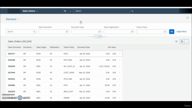 Developing SAP UI5 apps using Fiori Elements (WebIDE & SBAS) – Screenshot 3