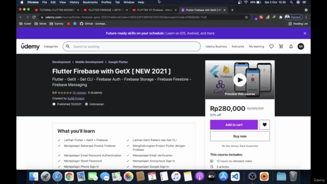 Flutter Firebase with GetX – Screenshot 3