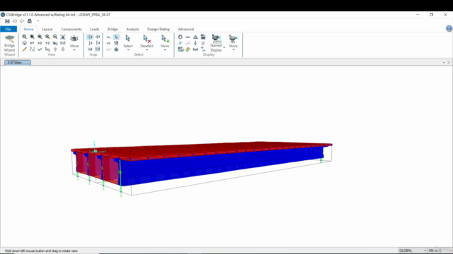 Modélisation des Ponts avec le logiciel CSI BRIDGE – Screenshot 3