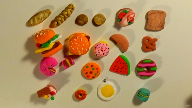 Making Miniature Food Using Air Dry Clay – Screenshot 1