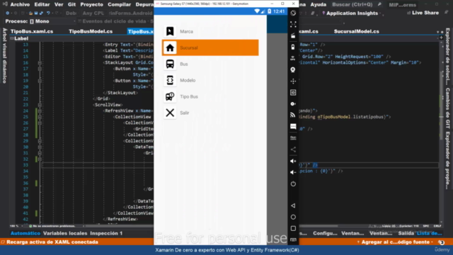Xamarin De cero a experto con Web API y Entity Framework(C#) – Screenshot 3