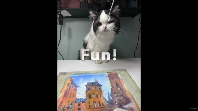 Creating Urban Sketch of an Old French City – Screenshot 1