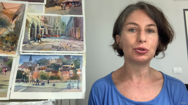 Creating Urban Sketch of an Old French City – Screenshot 3