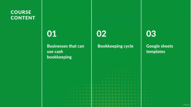Bookkeeping & Accounting with Google Sheets: Small Business – Screenshot 3