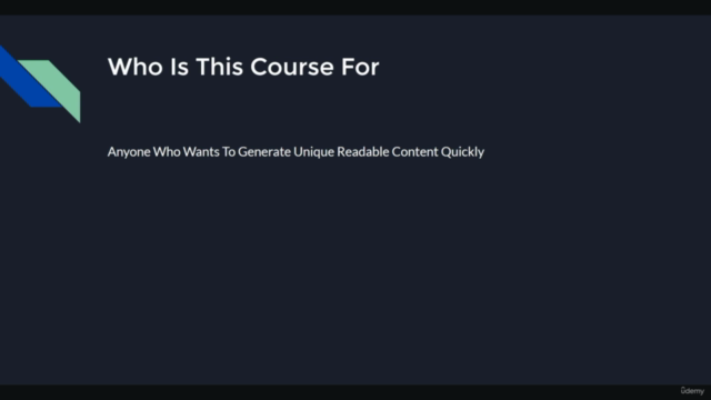 AI Content Generation Course – Screenshot 1
