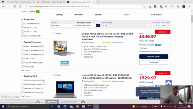 Data Project with Beautiful Soup - Web Scraping E-Commerce – Screenshot 1