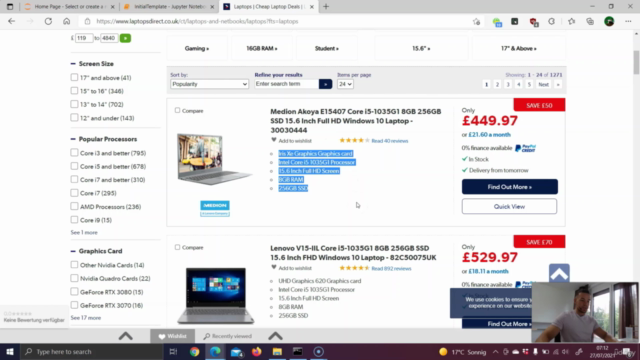 Data Project with Beautiful Soup - Web Scraping E-Commerce – Screenshot 4
