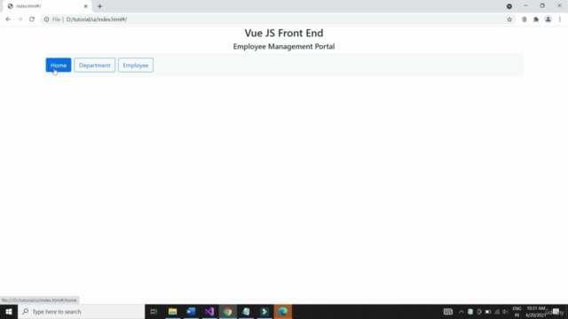 Node, Express, Vue JS and Mongo DB full stack development – Screenshot 2