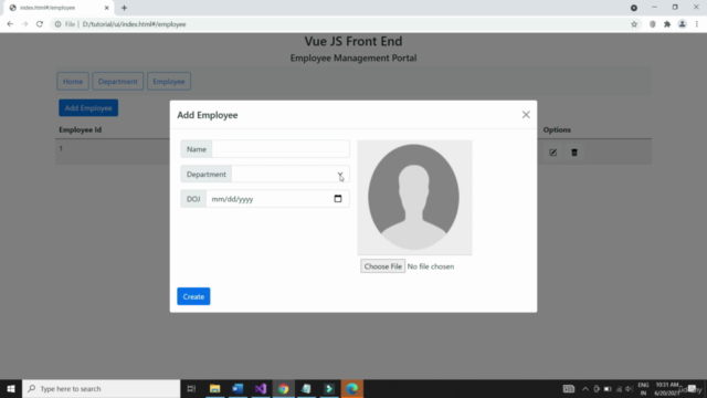 Node, Express, Vue JS and Mongo DB full stack development – Screenshot 4