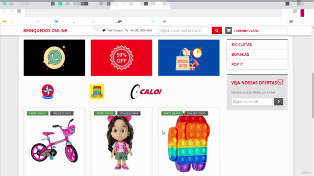 Crie uma Loja Virtual Completa - Loja Integrada – Screenshot 1