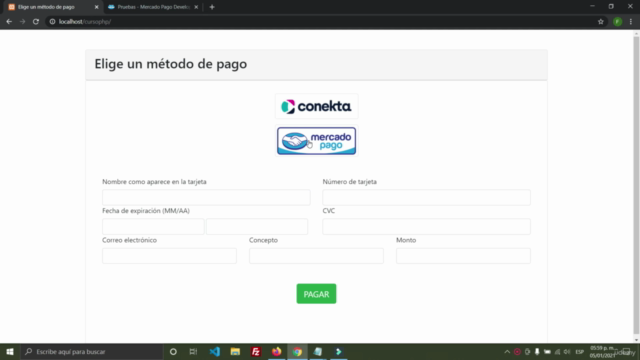 Integración de MercadoPago y Conekta con PHP - Screenshot_02