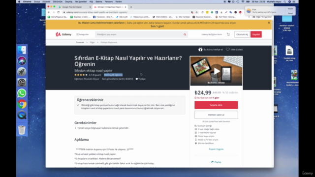 Sıfırdan Google Play e-Kitap Yazma ve Yayınlama Para Kazanma – Screenshot 2