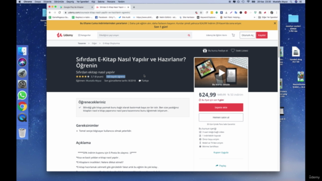 Sıfırdan Google Play e-Kitap Yazma ve Yayınlama Para Kazanma – Screenshot 3