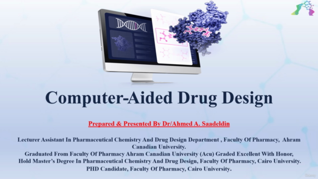 Computer Aided Drug Design (CADD) from A to Z certificated – Screenshot 1
