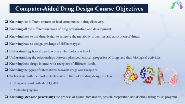 Computer Aided Drug Design (CADD) from A to Z certificated – Screenshot 2