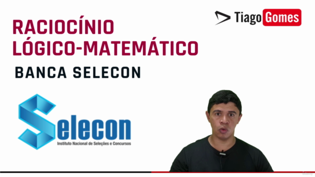 Raciocínio Lógico Matemático BANCA SELECON – Screenshot 1