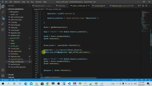 Php & Mysql Pagination simplified (pagination with search) – Screenshot 2