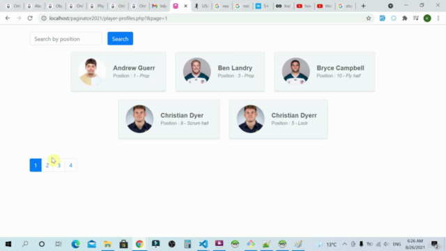 Php & Mysql Pagination simplified (pagination with search) – Screenshot 4
