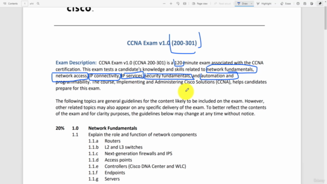 CCNA (Cisco Certified Network associate) – Screenshot 1