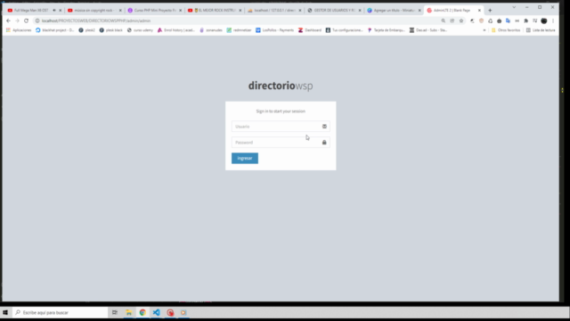 Curso PHP Proyecto web usuarios y roles Patron mvc – Screenshot 4
