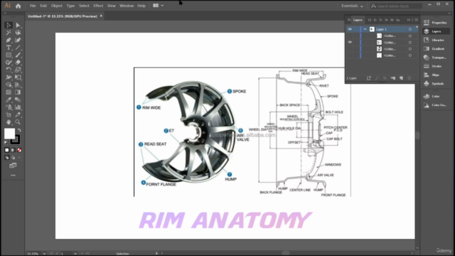 Car/Vehicle Rims Design Course : How to Design Car Rims! – Screenshot 2