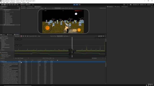 Optimising a mobile game in Unity – Screenshot 3