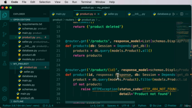The Complete FastAPI Course With OAuth & JWT Authentication – Screenshot 4