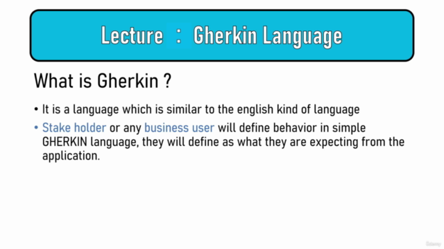 Gherkin Language - From beginner to Expert - Screenshot_01
