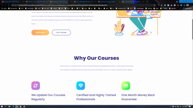 Complete Guide to Bootstrap 5 with 6 Real World Projects – Screenshot 4